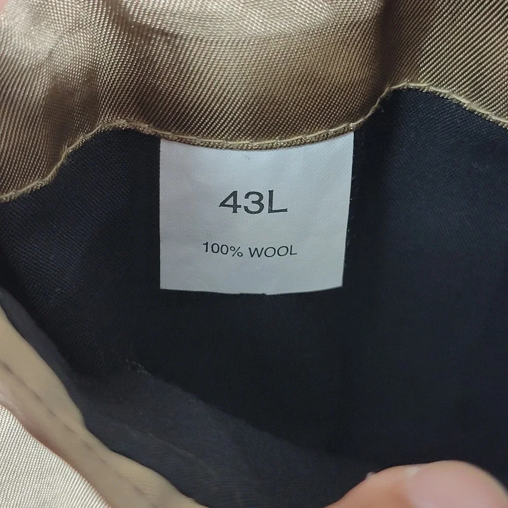 JOS A BANK Men's Sport Coat Blazer Two Button Brown‎ Wool Size 43L